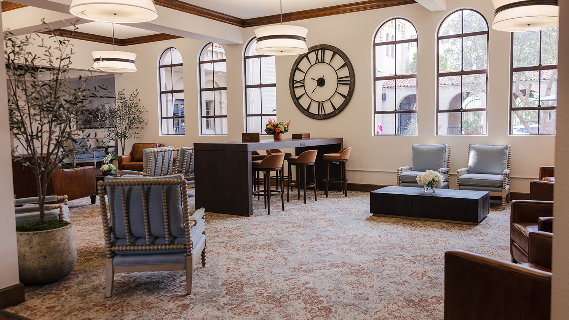 Bell Tower Plaza lounge seating
